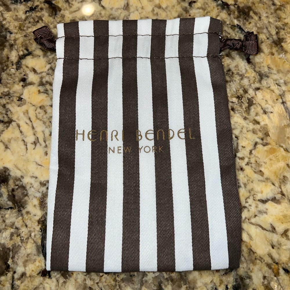 Henri Bendel Striped Pouch